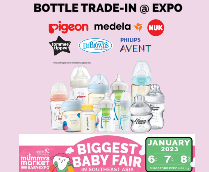 Biggest Bottle Trade In @ Baby Fair Singapore Expo 2023